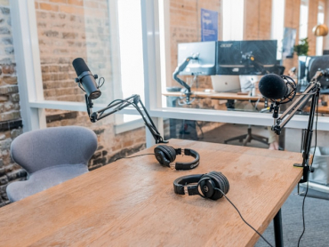 black and silver microphone